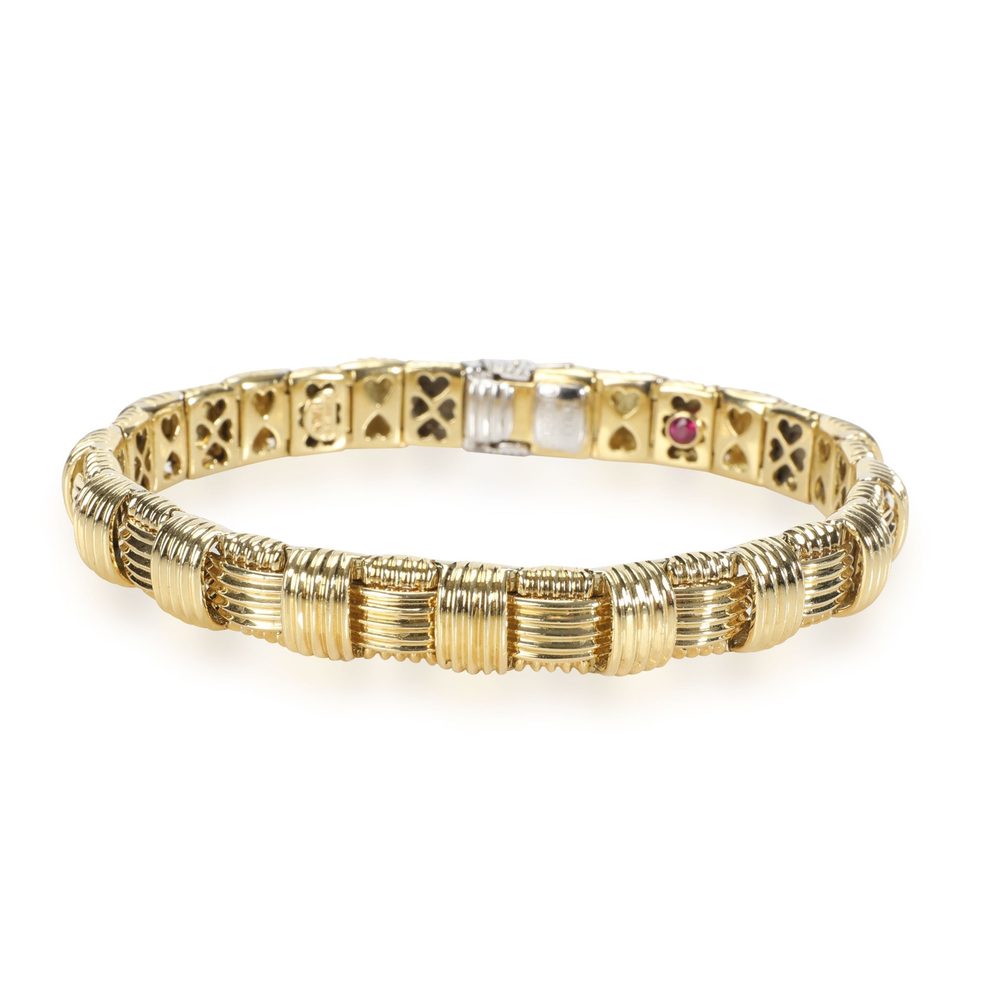 Roberto Coin Appasionata Diamond Bracelet in 18K Yellow Gold 0.14 CTW